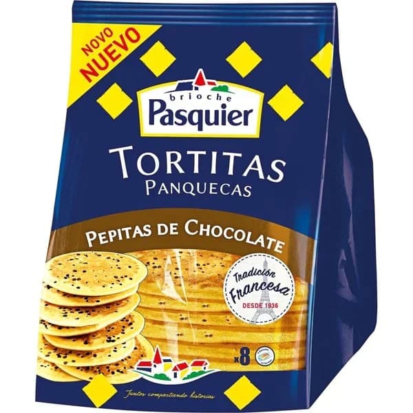 Pancake pepitas de chocolate Pasquier 280 g. - 0.28 kg - Imagen del producto en Findit