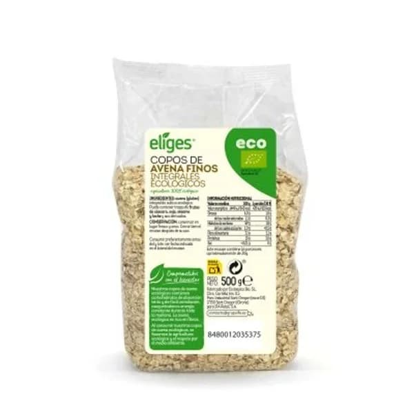 Copos de avena integrales eco 500 g - 0.5 kg - Imagen del producto en Findit