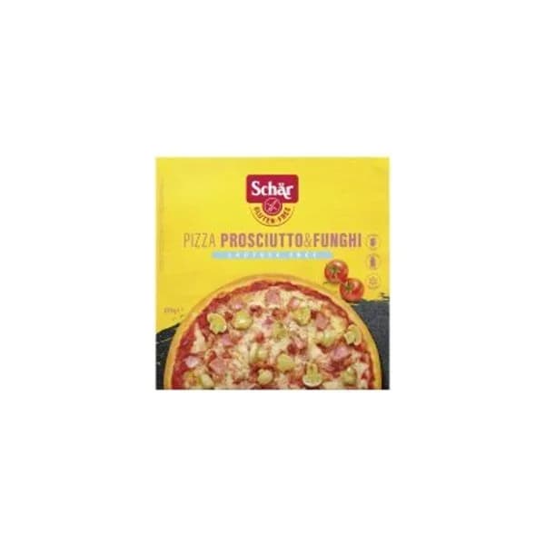 Pizza Bella Italia Prosciutto&Fungh sin gluten SCHAR, caja 335 g - 0.34 kg - Imagen del producto en Findit