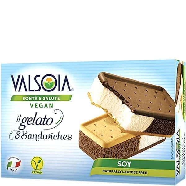 Sandwich de soja Valsoia 8 ud. - 7.96 ud - Imagen del producto en Findit