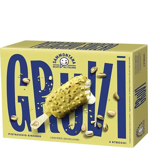 Helado pistaccio GRUVI, caja 4x60 g - 4.01 ud - Imagen del producto en Findit