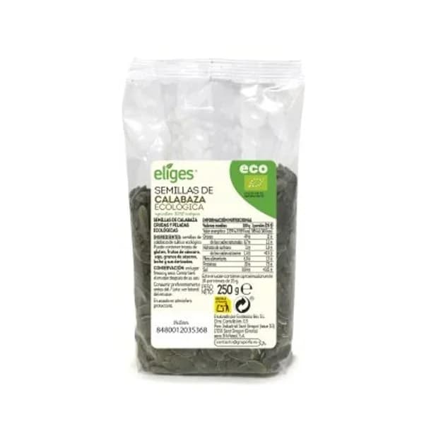 Semillas de calabaza eco 250 g - 0.25 kg - Imagen del producto en Findit