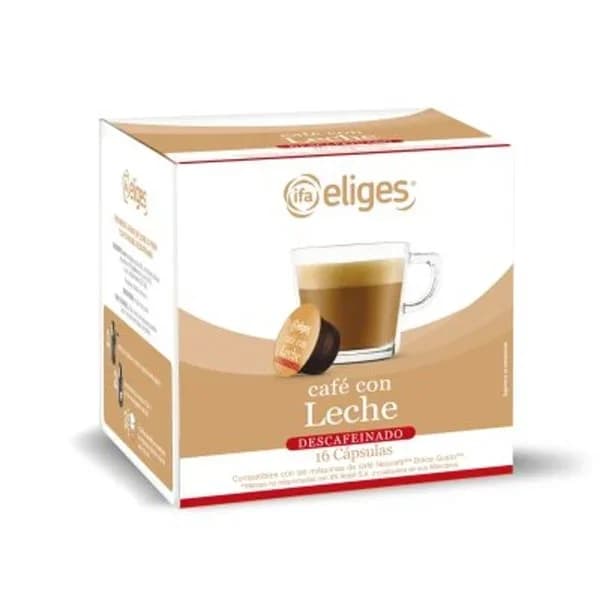 Cápsulas dolce gusto descafeinado 16 unidades - 16.14 ud - Imagen del producto en Findit