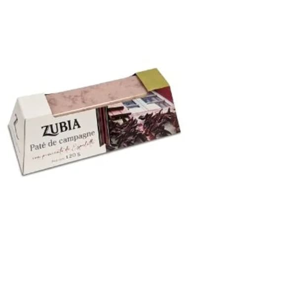 Paté de campaña con pimiento de Espelette 120 g - 0.12 kg - Imagen del producto en Findit