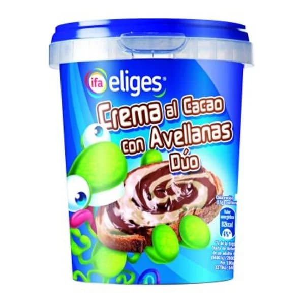 Crema de cacao y avellanas 2 sabores 500 g - 0.5 ud - Imagen del producto en Findit