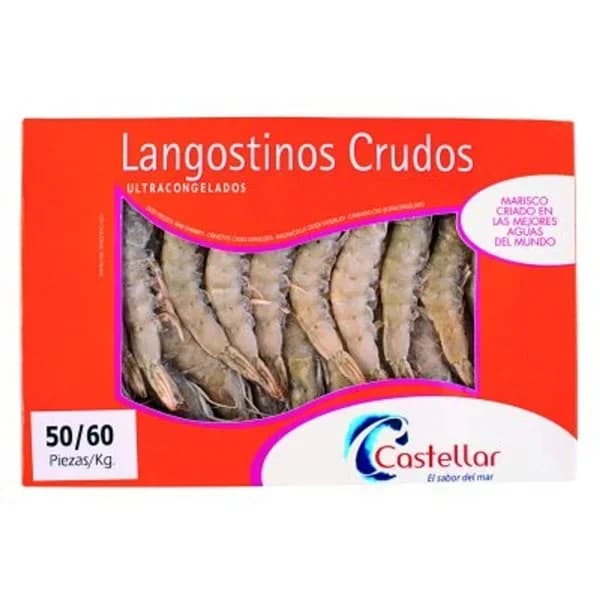 Langostino 50/60 piezas congelado 900 g - 0.9 kg - Imagen del producto en Findit
