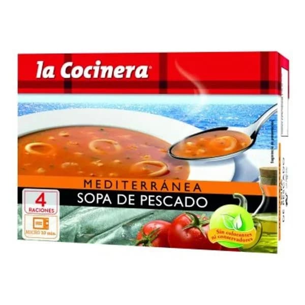 Sopa de pescado LA COCINERA, caja 500 g - 0.5 kg - Imagen del producto en Findit
