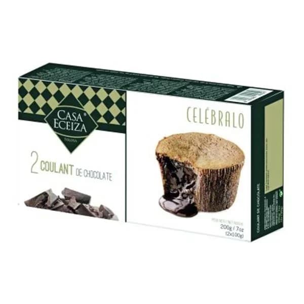 Coulant de chocolate CASA ECEIZA, caja 200 g - 0.2 kg - Imagen del producto en Findit