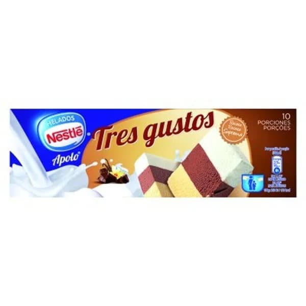 Helado 3 gustos bloque 1 l - 1 l - Imagen del producto en Findit