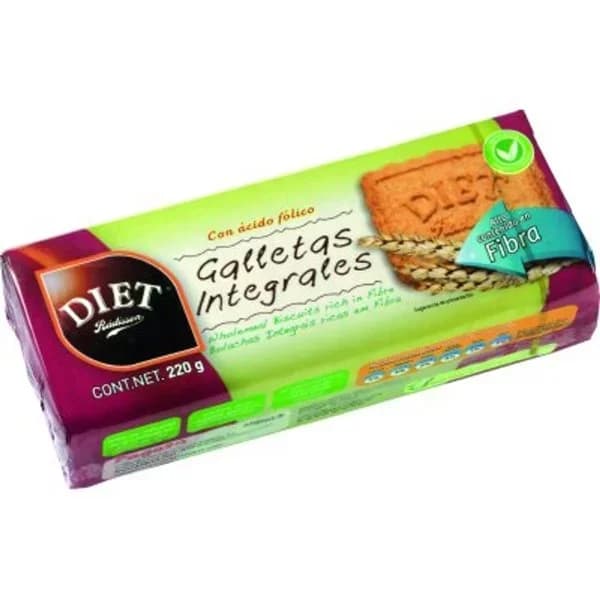 Galleta integral D. RADISSON, paquete 220 g - 0.22 kg - Imagen del producto en Findit