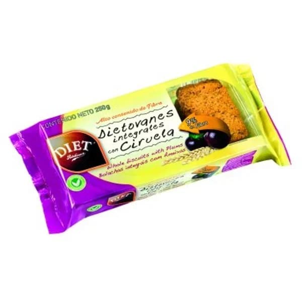Dietovanes integral con ciruelas 250 g - 0.25 kg - Imagen del producto en Findit