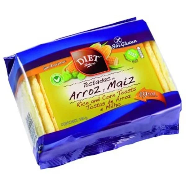Tostadas de arroz-maíz D. RADISSON, paquete 100 g - 0.1 kg - Imagen del producto en Findit