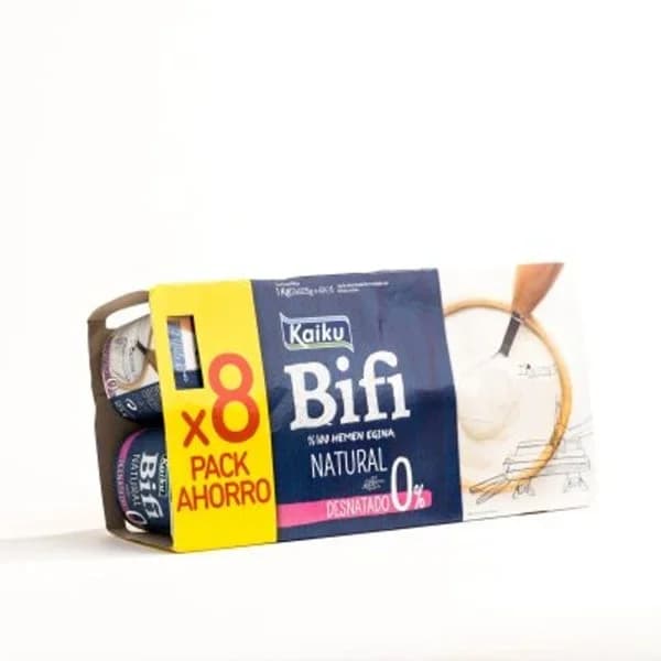 Yogur bífidus desnatado 8x125 g - 1 kg - Imagen del producto en Findit
