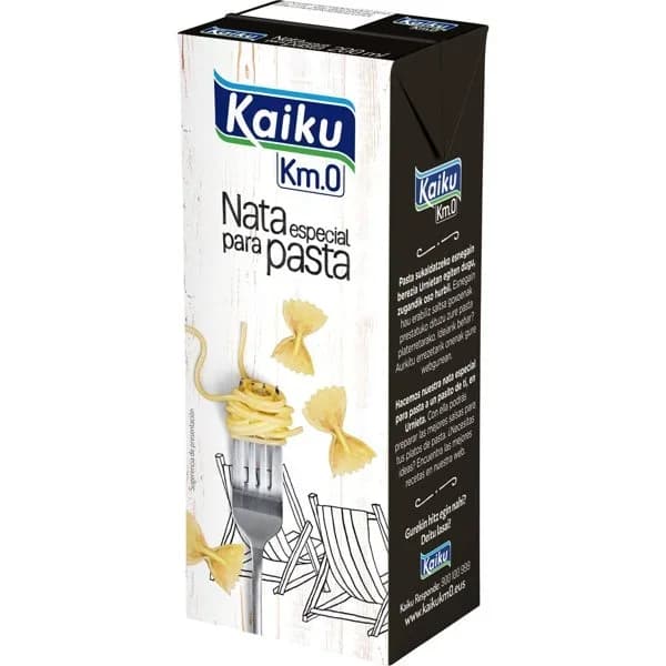 Nata para cocinar especial pasta KAIKU, brik 200 ml - 0.2 l - Imagen del producto en Findit