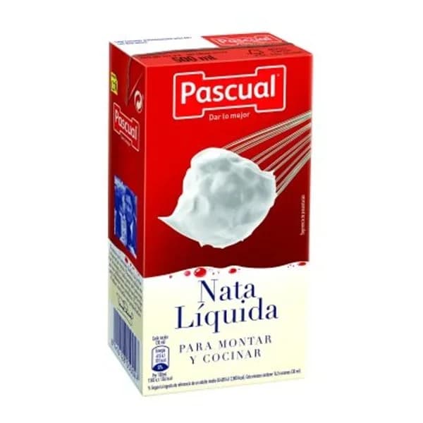 Nata para montar y cocinar PASCUAL, brik 500 ml - 0.38 l - Imagen del producto en Findit