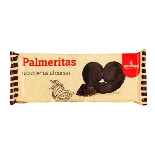 Palmeritas de chocolate 140 g - 0.14 kg - Imagen del producto en Findit