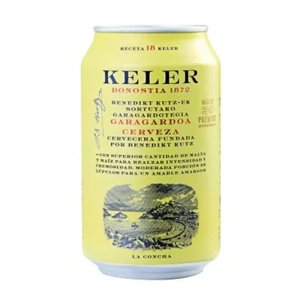 Cerveza KELER, lata 33 cl - 0.33 l - Imagen del producto en Findit