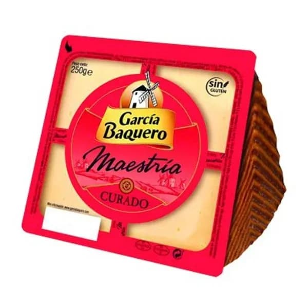 Queso curado GARCÍA BAQUERO, cuña 250 g - 0.23 kg - Imagen del producto en Findit