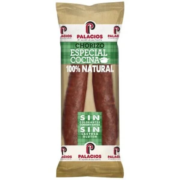 Chorizo especial PALACIOS, pieza 225 g - 0.23 kg - Imagen del producto en Findit