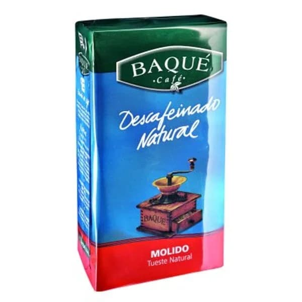 Café molido descafeinado BAQUÉ, paquete 250 g - 0.25 kg - Imagen del producto en Findit