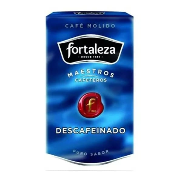 Café molido descafeinado FORTALEZA, paquete 250 g - 0.25 kg - Imagen del producto en Findit