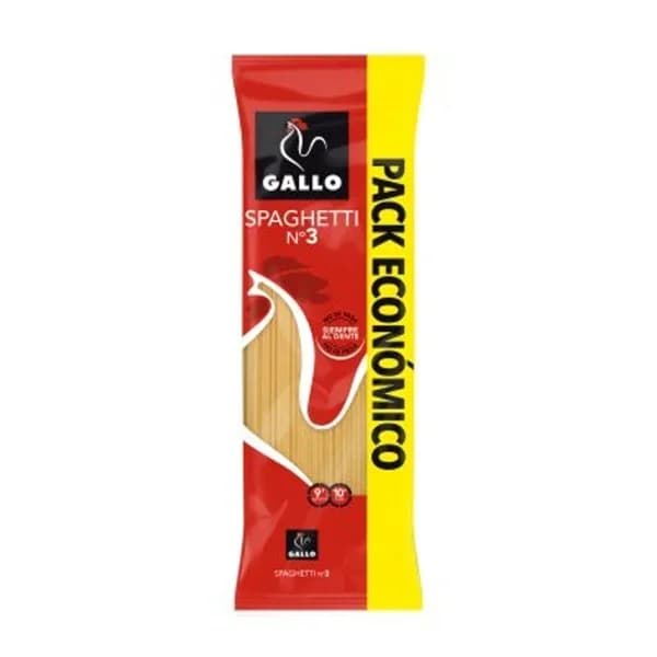 Spaguetti nº3 GALLO, paquete 900 g - 0.9 kg - Imagen del producto en Findit