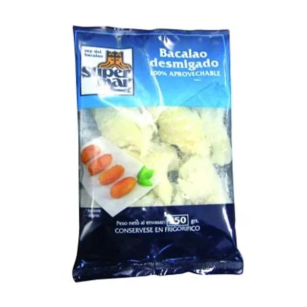 Bacalao desmigado congelado 150 g - 0.15 kg - Imagen del producto en Findit