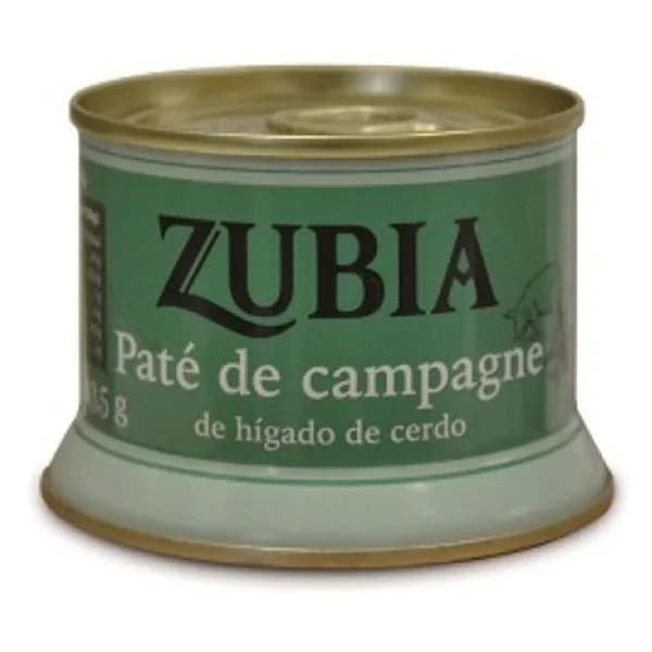 Paté de campagne ZUBIA, lata 135 g - 0.13 kg - Imagen del producto en Findit
