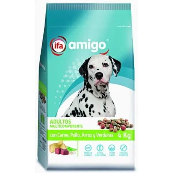 Pienso de perro con carne,pollo,arroz,verduras 4kg - 4 kg - Imagen del producto en Findit