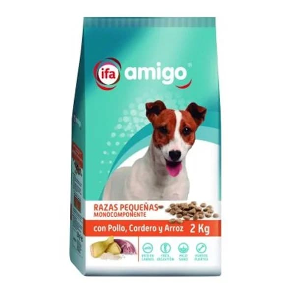 Pienso razas pequeñas de pollo, cordero arroz 2 kg - 2 kg - Imagen del producto en Findit