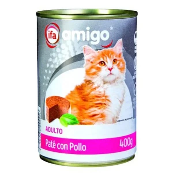 Paté para gatos con pollo 400 g - 0.4 kg - Imagen del producto en Findit