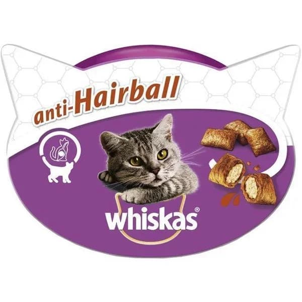 Snacks anti-hairball para gatos Whiskas 60 g. - 0.06 kg - Imagen del producto en Findit