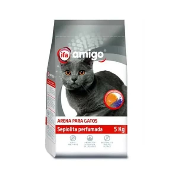 Arena para gatos sepiolita perfumada 5 kg - 5 kg - Imagen del producto en Findit