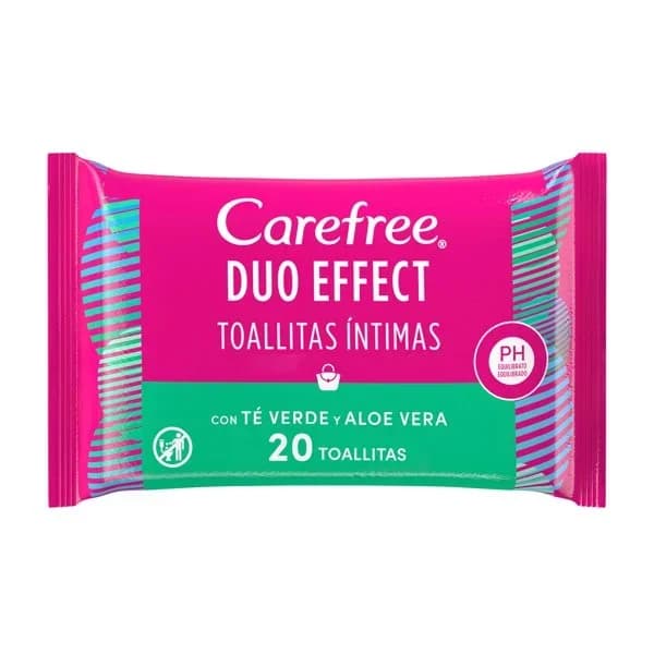 Toallitas íntimas de aloe CAREFREE, paquete 20 uds. - 1 ud - Imagen del producto en Findit