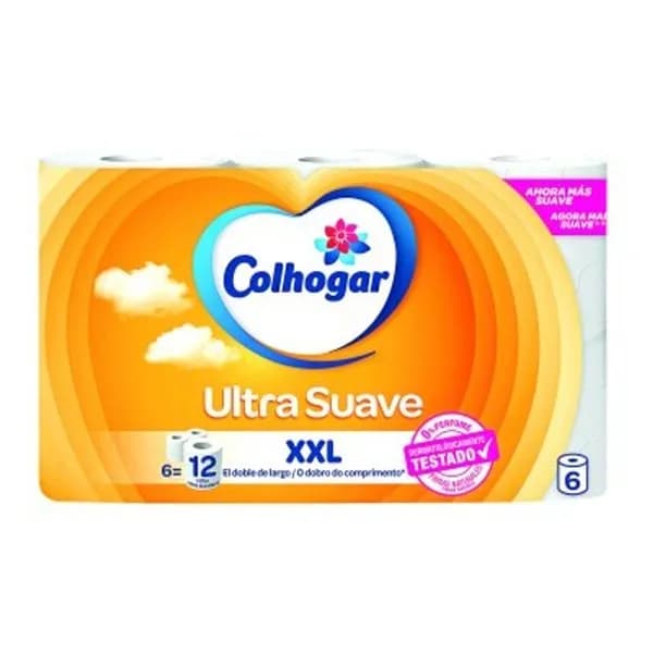 Papel higiénico xxl Colhogar bolsa 6 unidades - 1 ud - Imagen del producto en Findit