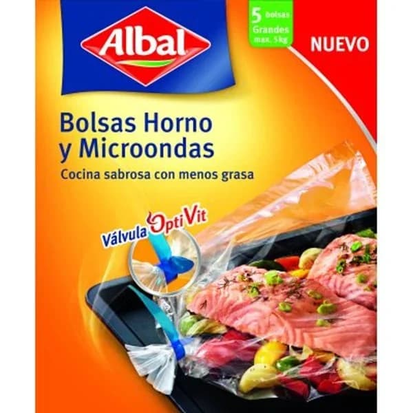 Bolsa para horno/microondas 5 unidades - 4.99 ud - Imagen del producto en Findit
