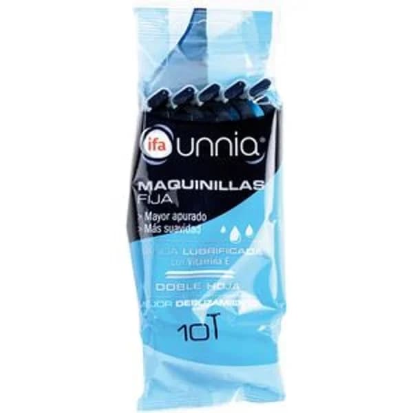 Maquinilla desechable 2 hojas 10 unidades - 10 ud - Imagen del producto en Findit