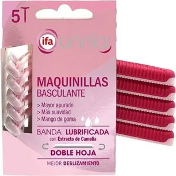 Maquinilla de depilar 2 hojas 5 unidades - 1 ud - Imagen del producto en Findit