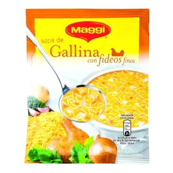 Sopa gallina con fideos 4 raciones - 1 ud - Imagen del producto en Findit