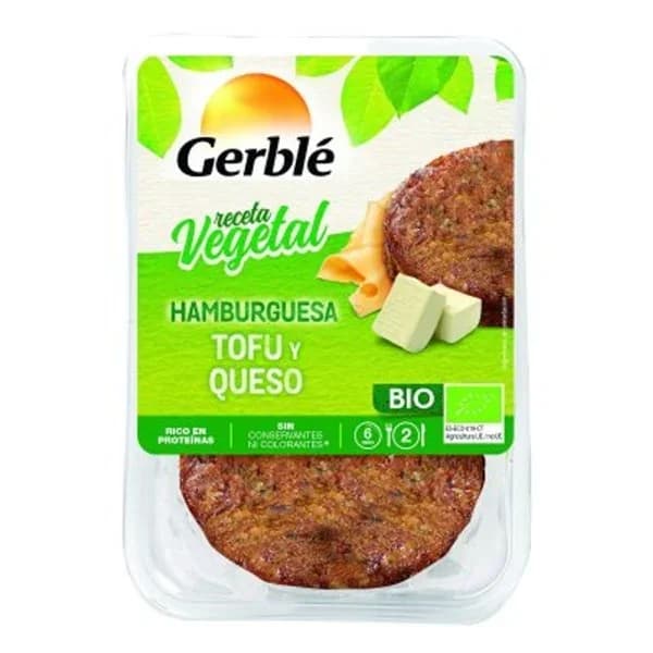 Hamburguesa de tofu-queso GERBLÉ Bio, pack 2x80 g - 0.16 kg - Imagen del producto en Findit