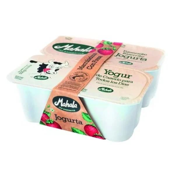 Yogur de caserío con fresas 4x125 g - 0.5 kg - Imagen del producto en Findit