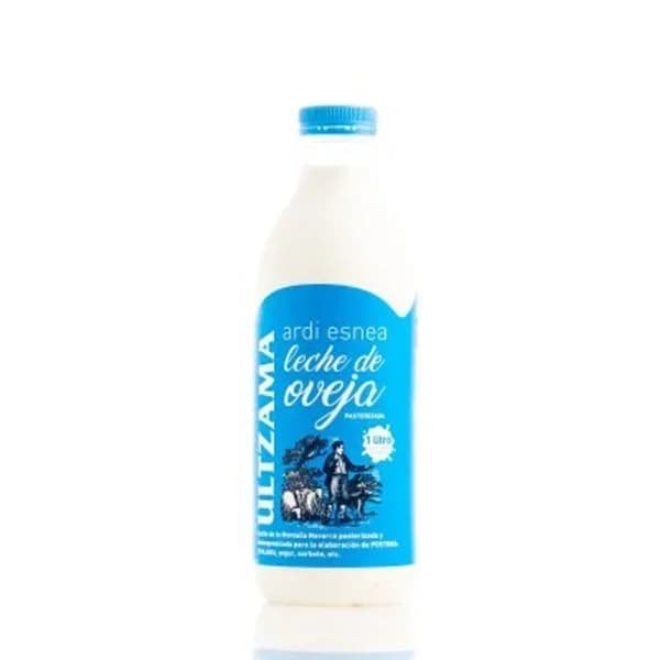 Leche de oveja pasteurizada ULTZAMA, botella 1 litro - 1 l - Imagen del producto en Findit