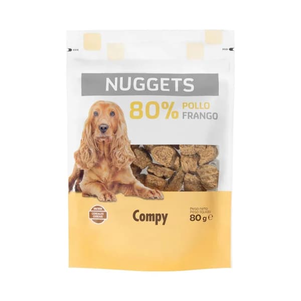 Snack nuggets perro adulto Compy 80% pollo - 0.08 kg - Imagen del producto en Findit