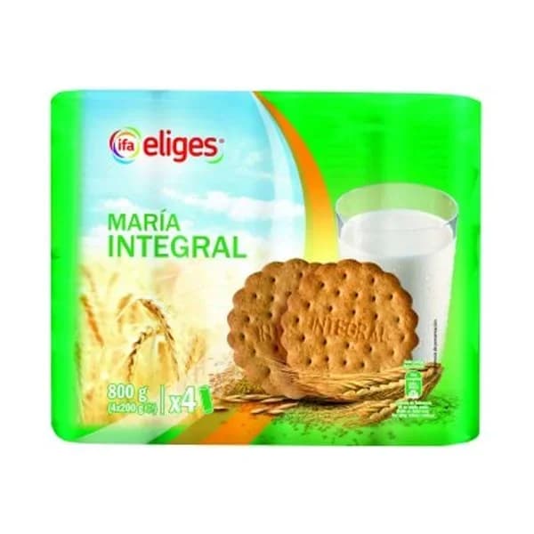 Galletas María integrales 800 g - 0.8 kg - Imagen del producto en Findit