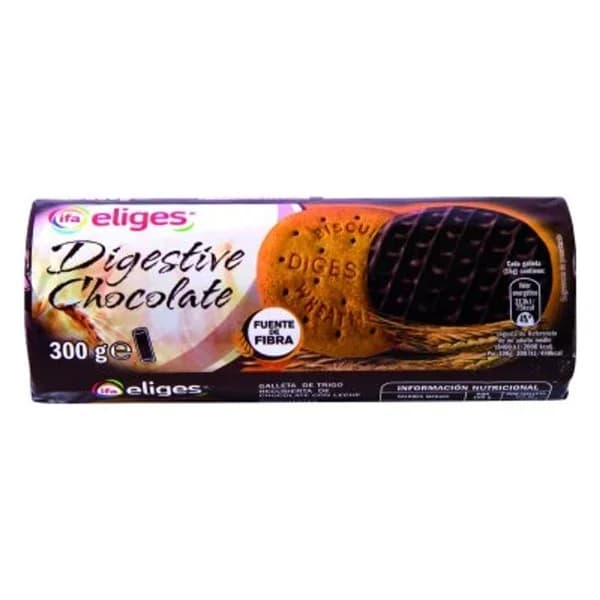 Galletas digestivas de chocolate 300 g - 0.3 kg - Imagen del producto en Findit