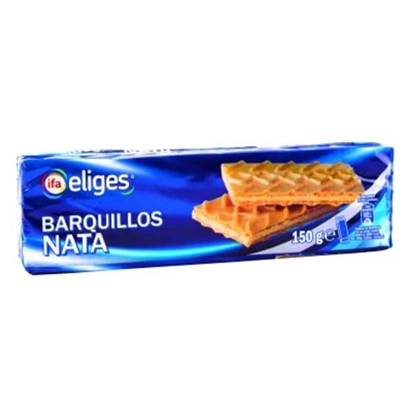 Galletas barquillo y nata 150 g - 0.15 kg - Imagen del producto en Findit