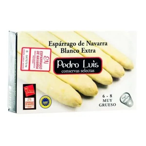 Esparrago grueso IGP Navarra 6/8 piezas PEDRO LUIS, lata 250 g - 0.25 kg - Imagen del producto en Findit