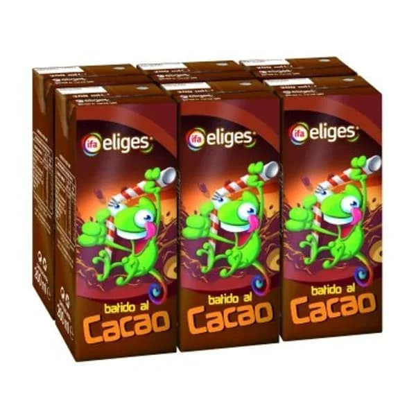 Batido de chocolate 6x200 ml - 1.2 l - Imagen del producto en Findit