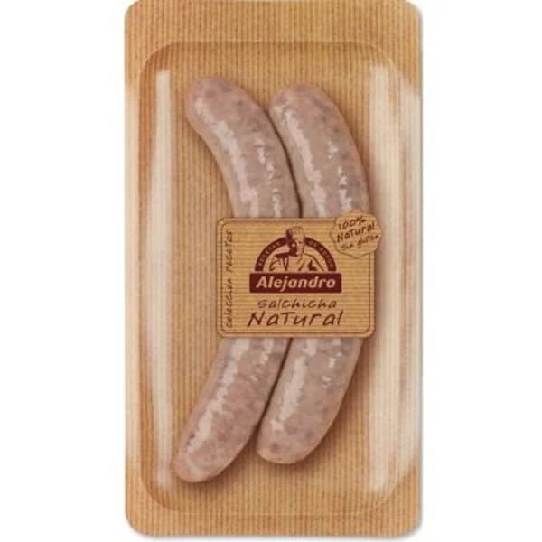Salchicha natural 2 unidades 250 g - 0.25 kg - Imagen del producto en Findit