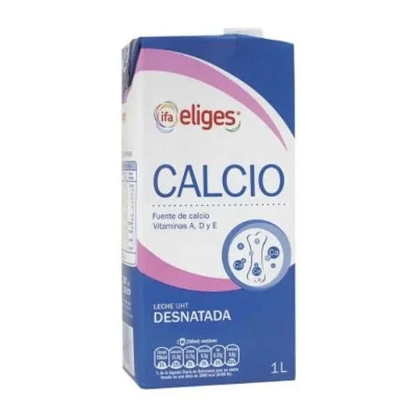 Leche desnatada con calcio 1 l - 1 l - Imagen del producto en Findit
